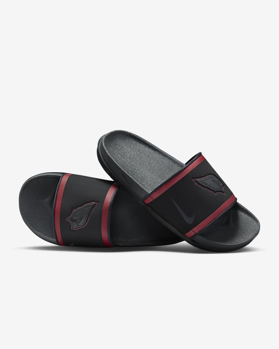 Men red nike slides on sale